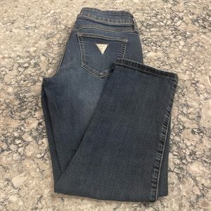🔵 Guess Cropped Jeans size 27” waist 23” leg
